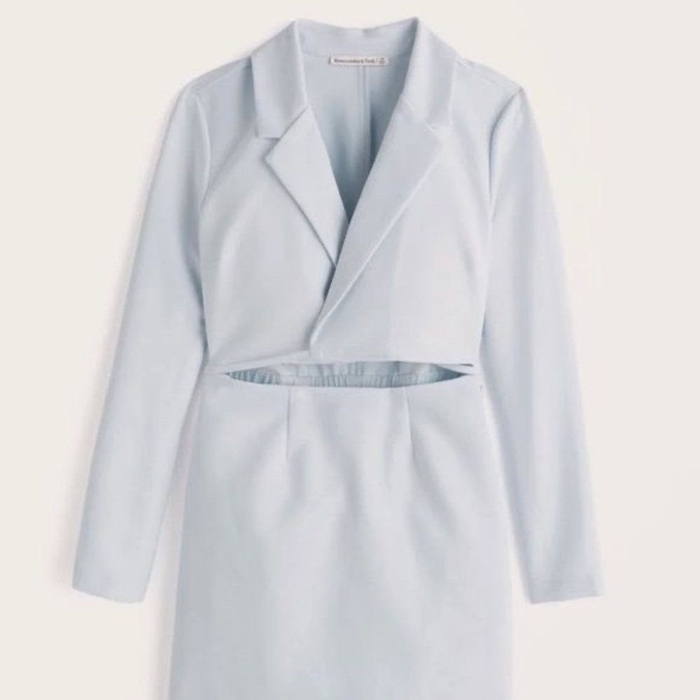Abercrombie Wrap-Front Cutout Blazer Dress